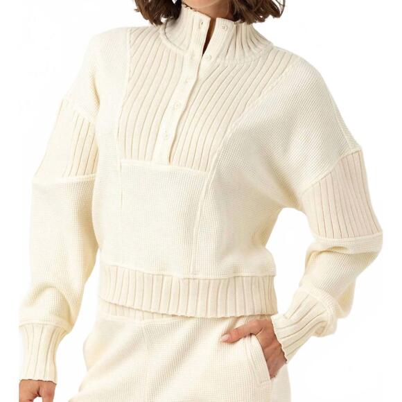 NEW SUNDAYS senette pullover sweater in white